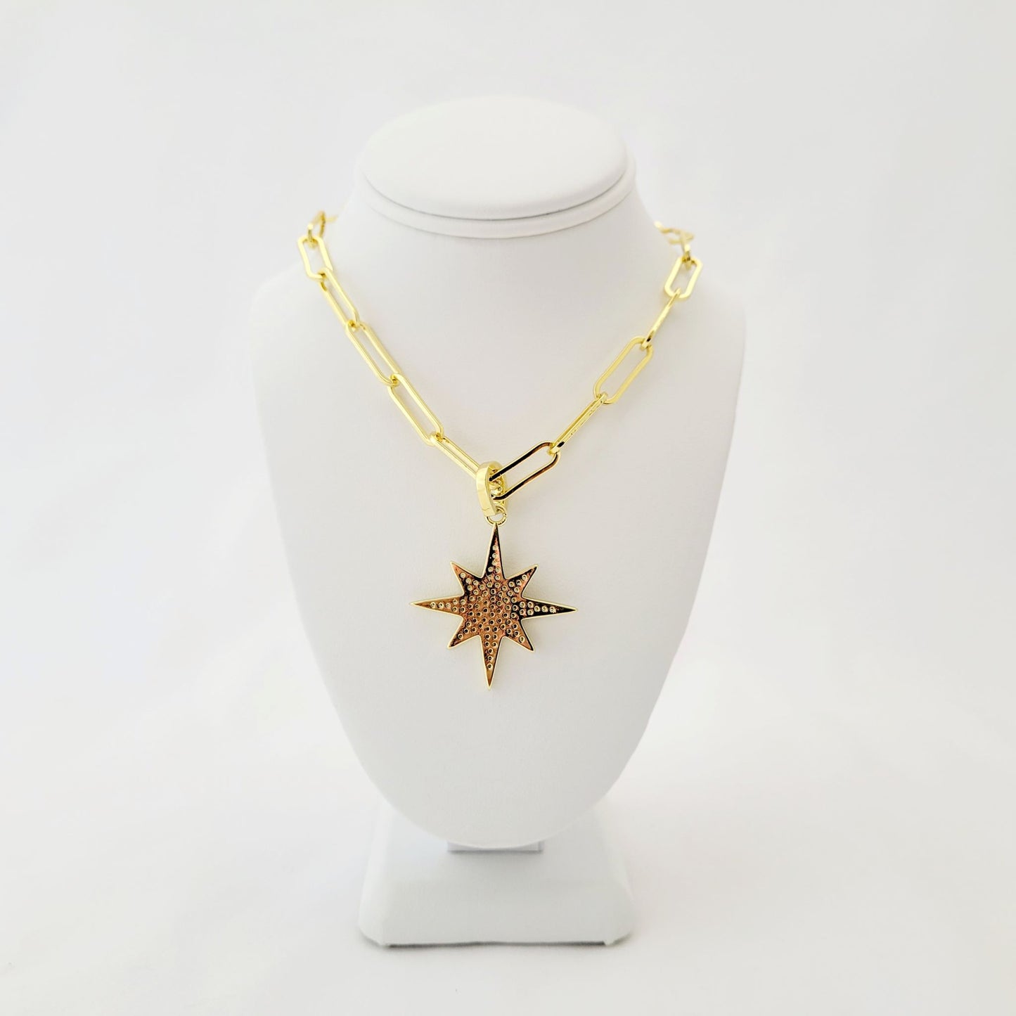 Gold Necklace With Star Pendant